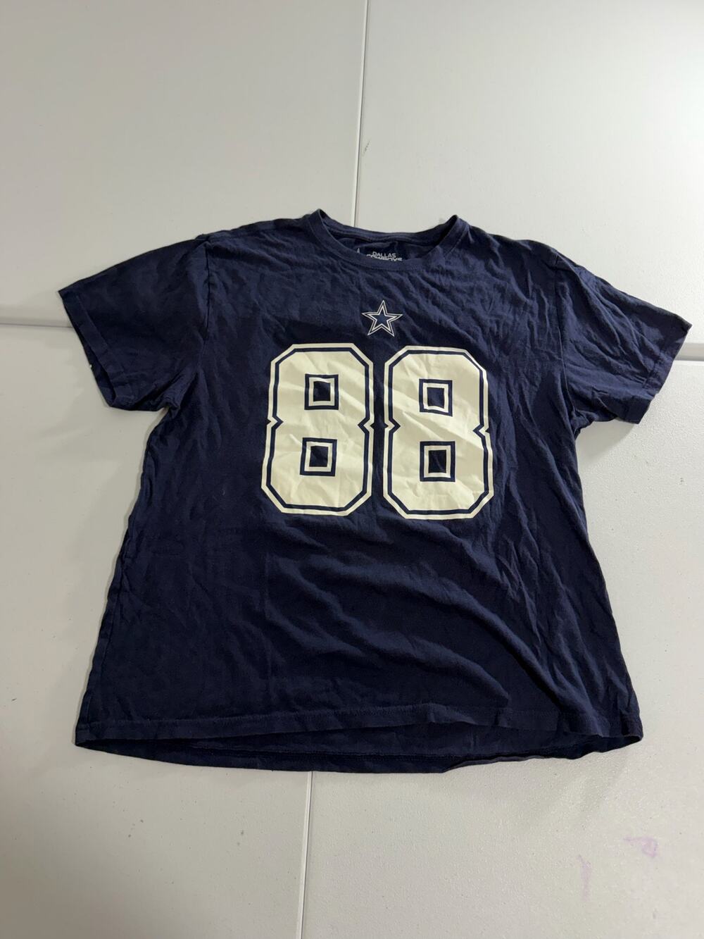 Dallas Cowboys CeeDee Lamb #88 T-Shirt Men’s L Authentic Navy NFL Player Tee